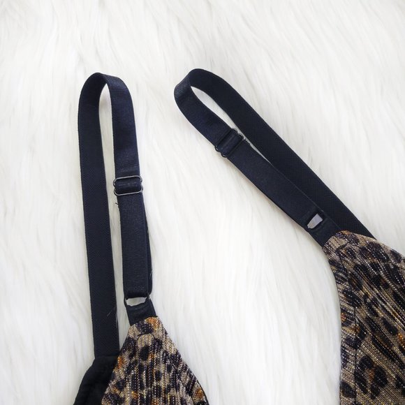 Torrid Leopard Lurex Swing Cami Tank Top Size 3 - Picture 7 of 12